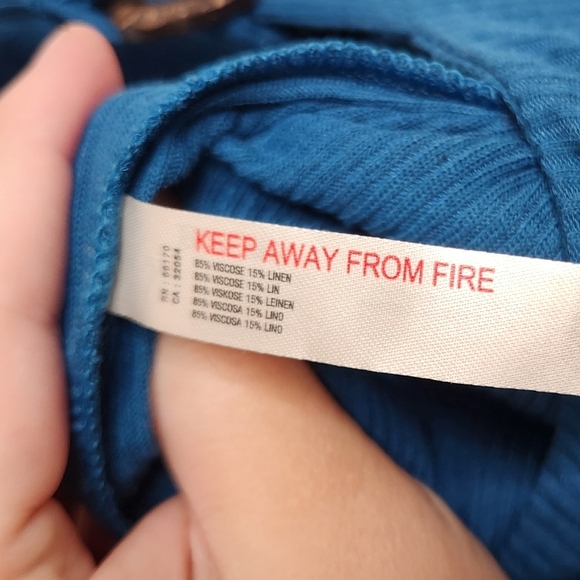 Free People Beach Blue Shelby Overalls Jumpsuit Adjustable Sz Small - Picture 7 of 9